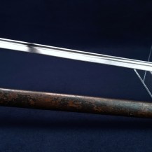 British WW1 1908 Pattern Cavalry Troopers Sword with Field Camouflage Paint, Dated 1916 - 11